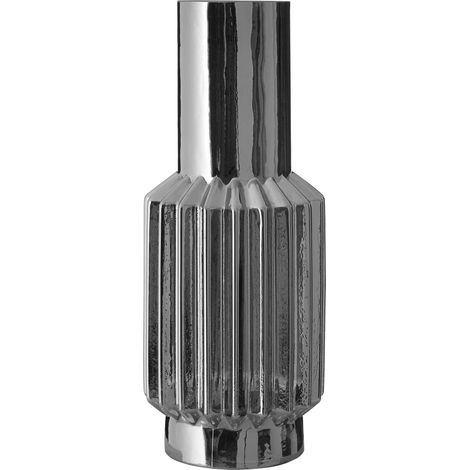 Premier Housewares Complements Large Onice Silver Glass Vase