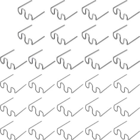 Staples Soudure Plastique - 1000 Pièces - Forme Onde - Diamètre 0.6 mm et 0.8 mm - Pour Réparation Pare-Chocs et Plastiques (1/5)