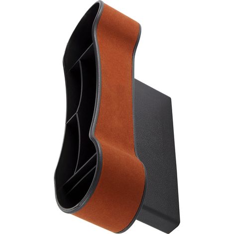 Boîte de rangement de rangement pour espace entre les sièges de voiture, décoration intérieure pour BMW Série 3, X1, X2, X3 et X5 (marron) (1/5)