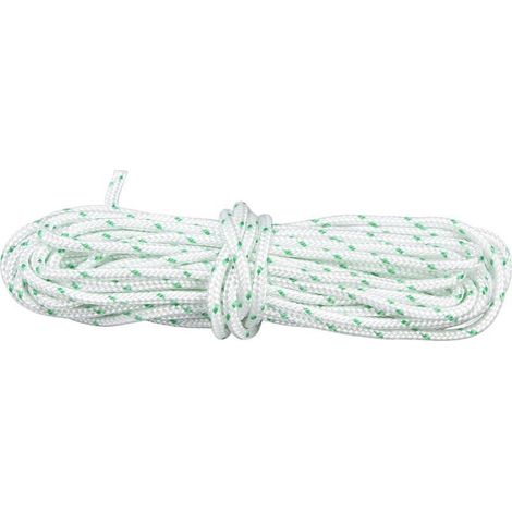 Corde de démarrage en Nylon de 3.5MM, cordon de traction pour tronçonneuse de jardin résistant à l'usure pour tondeuse à gazon artisanale, 8m / 26,2 pieds (1/5)