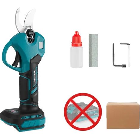 Sécateur électrique, moteur sans balais, fonctionnement sans fil, sans batterie (1/2)