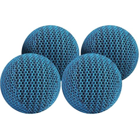 Hot Tub Lot de 4 absorbeurs de piscine réutilisables 8 cm Mousse réutilisable pour éliminer les balles d'éponge, absorbeur d'huile de piscine - Nettoyant en mousse pour jacuzzi et piscines (1/5)