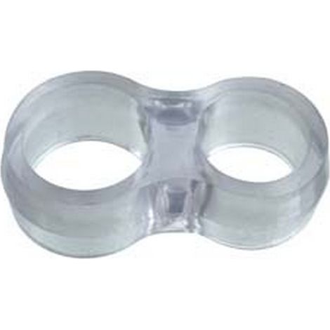 100PZ PARACOLPI ANTIURTO DOPPIO PER MANIGLIA - mm.47x25