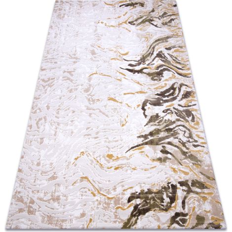 Tappeto ACRILICO DIZAYN 123 beige / giallo beige 80x300 cm