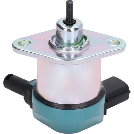 Jeffergarden Solénode d'arrêt de carburant 12 V 17208-60015 17208-60010 Remplacement de fer pour Kubota D1105 V1205 V1305