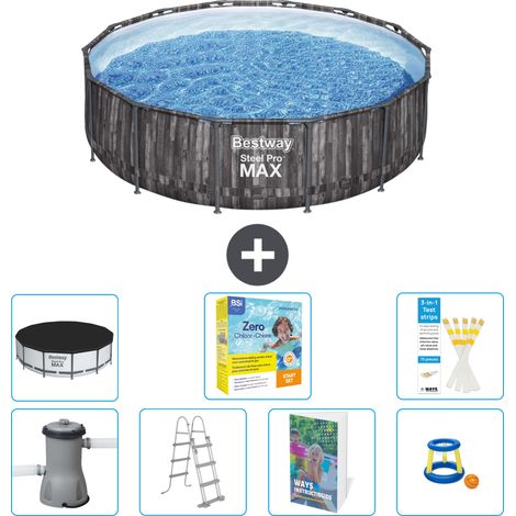 Bestway Bestway Steel Pro MAX Ronde - 427x107 cm - 8-pièces S529 (1/4)