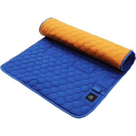 Esterilla térmica USB de invierno, colchón de camping con temperatura ajustable y calefacción, alfombrilla plegable para tienda de campaña. (1/5)
