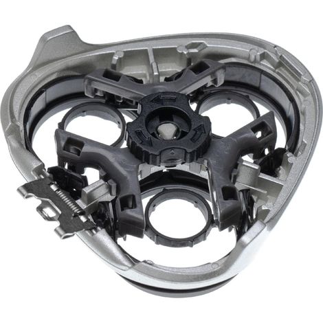 vhbw Marco del cabezal de afeitado compatible con Philips PT815, PT860, PT866, PT868, PT880 afeitadora, plata