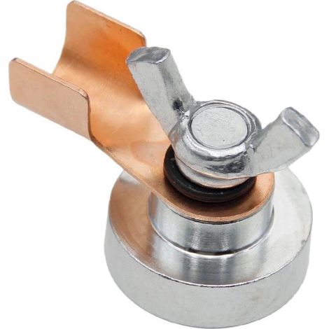Pince Masse Magnétique pour Soudage, avec Terminaux Métalliques Remplacement Accessoires 2pcs (1/5)