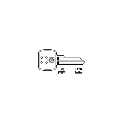 CHIAVI PER CILINDRI L&F 5 SPINE PICCOLE- - LF6 DX - 10 pezzi SILCA