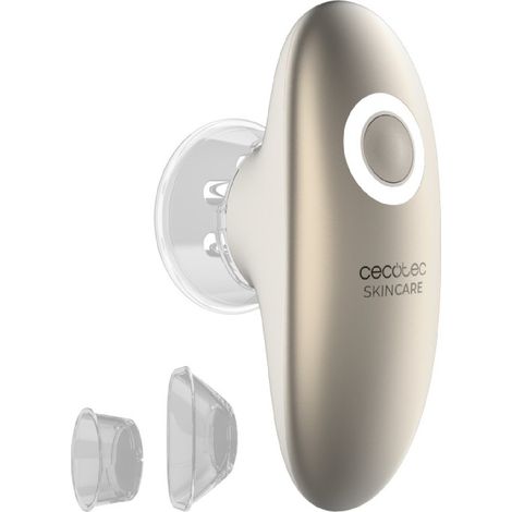 Cecotec Masajeador Corporal Anticelulítico SkinCare Push Up Suction. 3 Modos: EMS, Cuerpo y Cara, Función Succión, Luz Roja