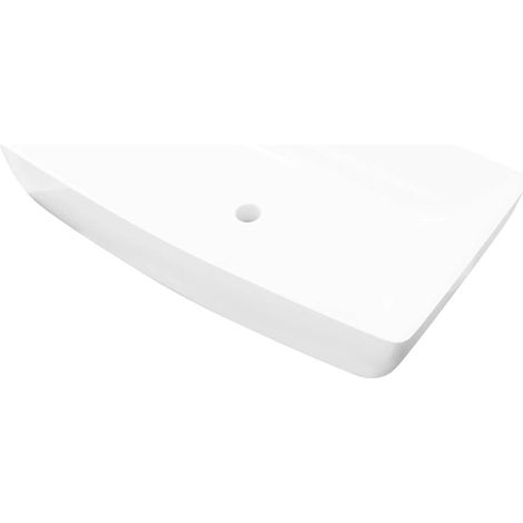 Maison Exclusive - Lavello Bianco in Ceramica di Lusso Rettangolare 71 x 39 cm (1/5)