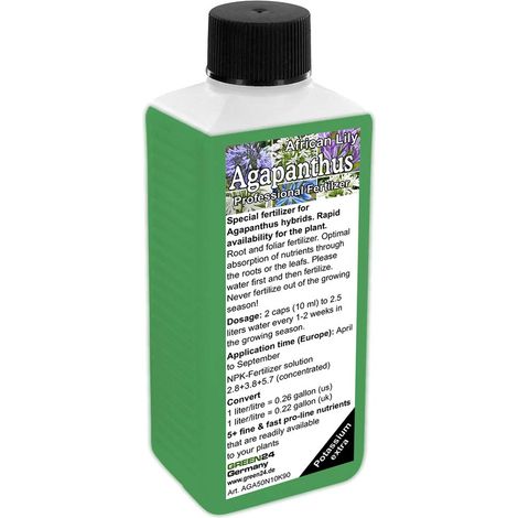 Agapanthus (llily, Lily, Africain de Le Nil) Engrais liquide HIGHTECH NPK, (1/3)