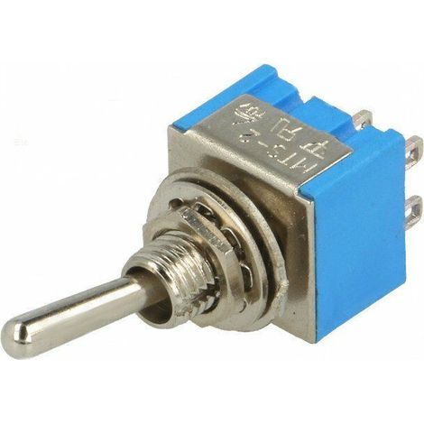 Interrupteur bipolaire 2Ctos ON-OFF 3A 250V 6170 - Interrupteur bipolaire 2Ctos ON-OFF 3A 250V 6170