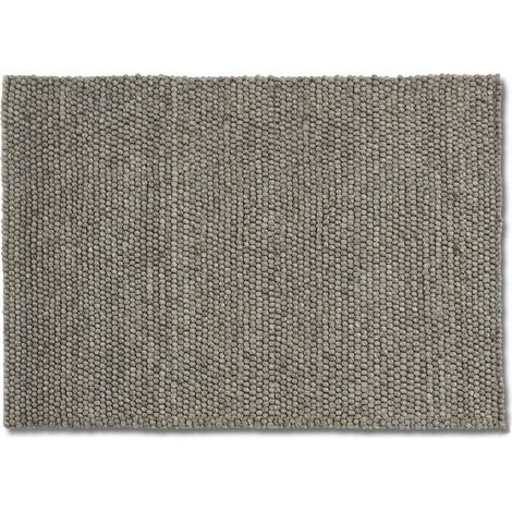 [GEBRAUCHT] B-Ware Hay Peas Medium Grey 140 X 200 Cm Teppich Wollteppich Wolle Deko Baumwolle Grau