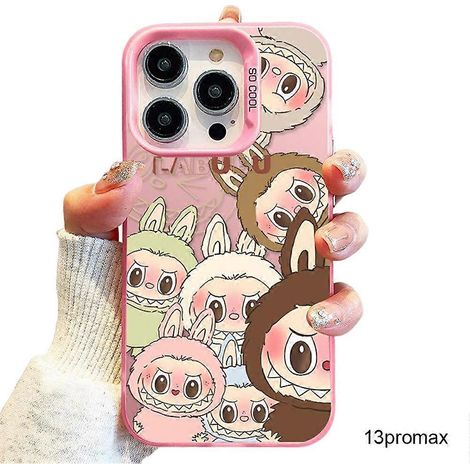 Coque de téléphone à motif dessin animé pour iPhone. protection intégrale de l'écran et de l'appareil photo. cadeau idéal pour hommes et femmes. (1/5)