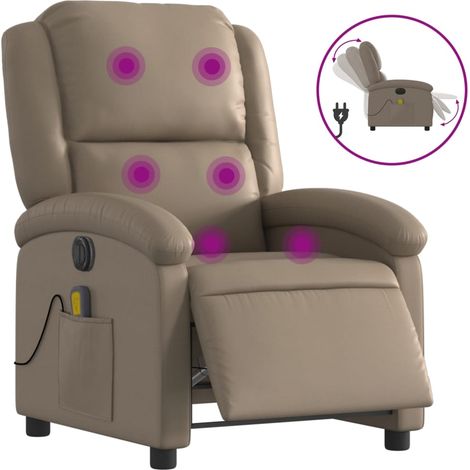 Maison Exclusive - Sillón reclinable de masaje eléctrico cuero si (1/5)