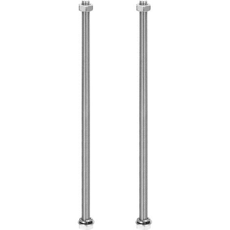 Vis Hexagonal Acier Inoxydable 304 M8 x 250mm, Kit D'Assortiment Boulons, Ecrous, Rondelles Plates Et Rondelles Frein, Filetage Complet, Machine, 2 Sets (1/5)