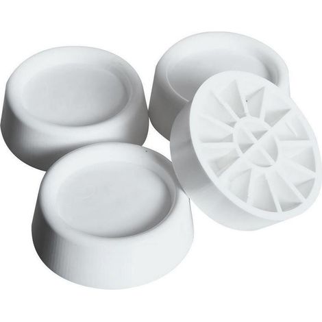PIEDINI SUPPORTI ANTI VIBRAZIONI LAVATRICE ASCIUGATRICE UNIVERSALI 4 PZ - OM (1/5)