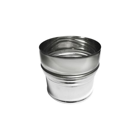 AUMENTO INOX PER CANNE FUMARIE Diam. M 80 - F 180