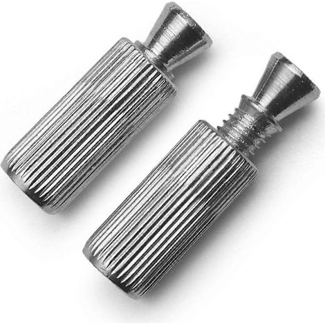Boulon de chevalet pour système de vibrato de guitare électrique, double chevalet pivotant, boulon à double vis, ancrage argenté (1/5)