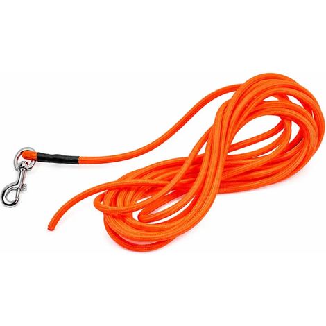 Longe orange 10 m Ø8 mm Stepland – dressage et sécurité (1/5)