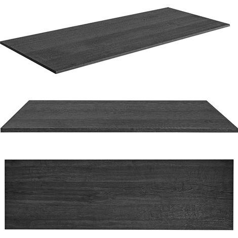 Waschtischplatte 150 cm LARCIANO-56 in Sherman Oak Nb., B/H/T: ca. 150/2,5/46 cm (1/4)