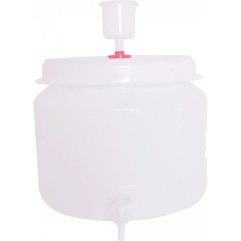 Bidón de plástico, barril plastico 30L - con tapón de fermentación y grifo