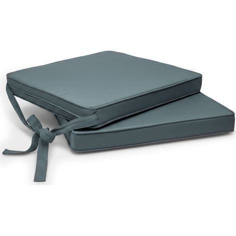 2er Set Loft SK Stuhlkissen Taubenblau, 45x40x5cm (1/5)