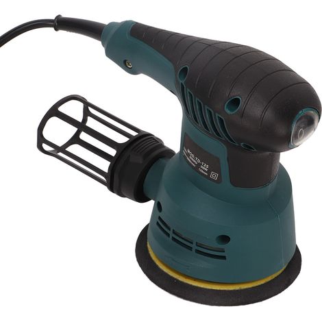 Ponceuse orbitale excentrique 125mm, ponceuse à paume électrique avec disque, outil de polissage pour bois et métal, prise UE 220V (1/5)