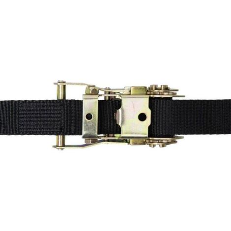 1pc-noir-Sangle avec cliquet-6 m x 38mm-Sangles d'arrimage pour camions, sangles de frein et câbles de frein pour voitures (1/5)