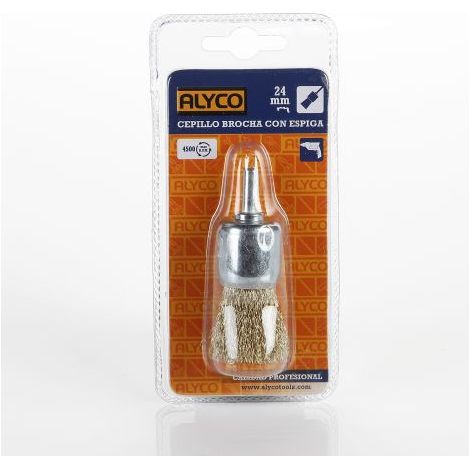 Cepillo Abrasivo Acero ALYCO Tipo Brocha Longitud 30 mm (1/5)