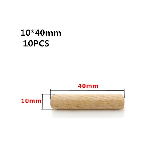 10 bâtonnets ronds en bois de 40 mm Outil de perçage et de positionnement des trous pour le travail du bois, perceuse à main pour planches à bois, outil de positionnement pour le travail du bois (1/5)