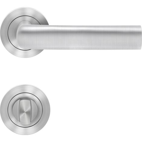 KARCHER DESIGN Drückergarnitur ER14 - Island, Bad, Edelstahl (1/2)