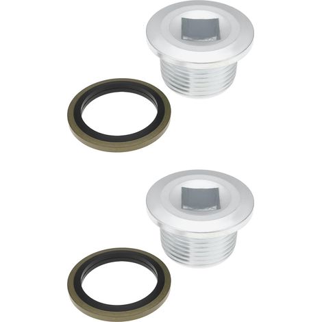 Lot de 2 Bouchons Vidange Huile M22x1,5 Joint Étanchéité 3282266 3287561 Compatible avec Moteurs 24 Soupapes ISB 6.7 5.9 (1/5)