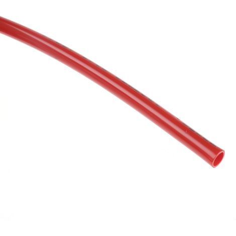 Tuyau à air RS PRO, 8mm x 6mm x 30m Rouge en Nylon ( Prix pour Bobine de 30 Mètres ) (1/2)