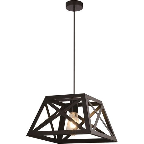 Suspension Candellux Origami métal noire Ø32 E27 1x40W (1/3)