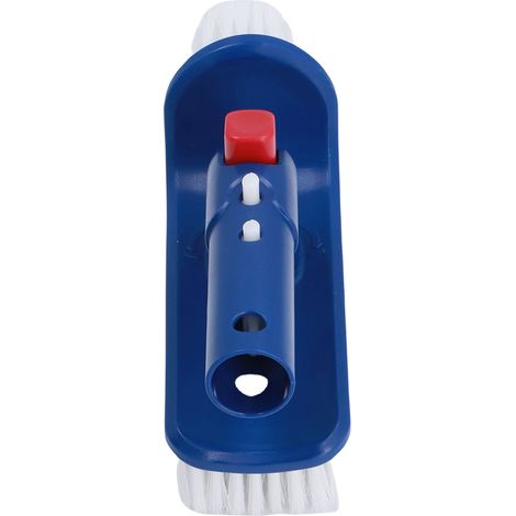 Brosse Marche Piscine Poignée Rotative 180° – Épurateur Angle Poils Fins pour Piscines Creusées Hors Sol Jacuzzi Spa, Nettoyage Précis