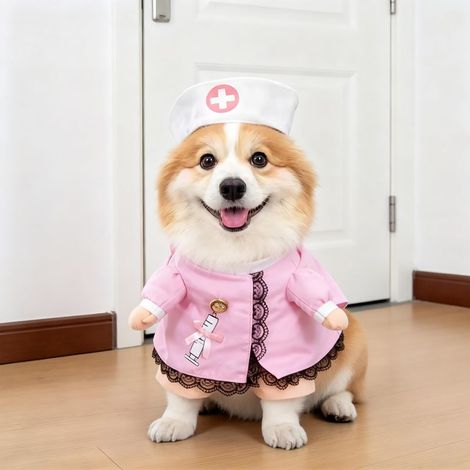 Déguisement d'Halloween pour chiens et chats, taille XL, idéal pour les promenades. Convient aux chiens de toutes tailles. (1/5)