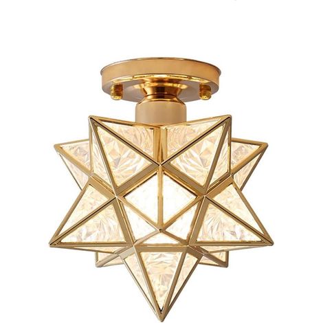 Vintage industrial ceiling light with PVC metal shade, E27 socket, for living room, kitchen, hallway (1/4)