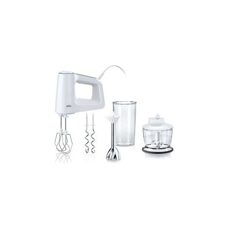 Braun MultiMix 3 HM 3137 Batteur à main blanc puissant