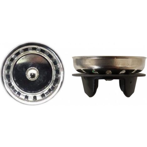 Panier évier inox 53 mm manuel pour plateau bonde évier 84 mm (1/5)