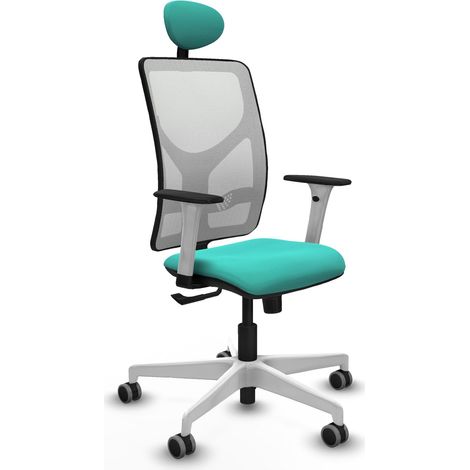 Chaise de bureau piqueras y crespo Motilla blanc mousse découpée (1/2)