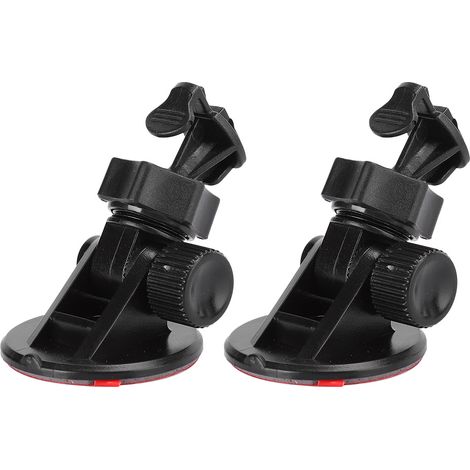 Support adhésif réglable pour mini enregistreur de données voiture, 40mm, avec attache à clip unique (2 pièces) (1/5)
