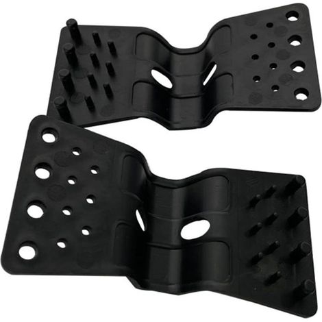 Confezione da 50 clip per reti ombreggianti, clip di fissaggio, clip di fissaggio antivento, elementi di fissaggio per reti da esterno, ganci per tessuti di recinzione (1/3)