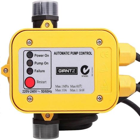 Contrôleur électronique automatique de pression d'eau pour pompes domestiques - Maintenance réduite, certifié SAA (1/5)