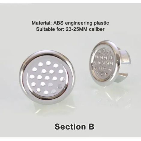 1 pièces évier trou rond trop-plein couvercle Pots en céramique bassin évier trop-plein couvre cuisine hôtels salle de bain accessoires (1/4)