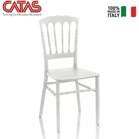 INTERNATIONAL TRADING Sedia Divina Napoleon Bianca Certificata CATAS (1/3)