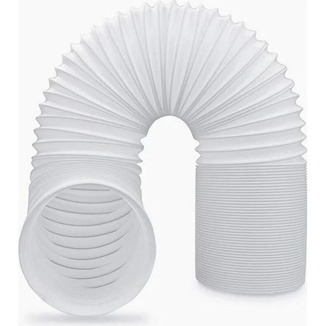 Tragbarer Klimaanlagenschlauch, flexibles PVC, 130 mm Durchmesser, 1,5 m Länge, ideal für Klimaanlagen, Wäschetrockner und Dunstabzugshauben (1/5)