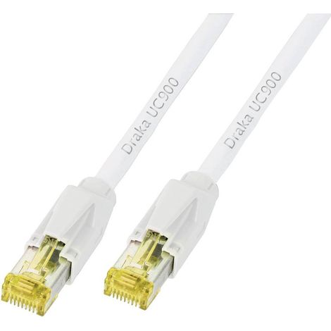 Câble Draka CAT 6A/S/FTP - [1x RJ45 mâle - 1x RJ45 mâle] - K8560WS.3 - 3.00 m - blanc R05082 (1/2)